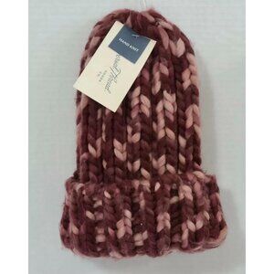 Burgundy Chunky Winter Hat Women's by Universal Thread